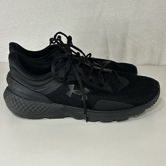 Under Armour Other - Under Armour Charged Escape 4 Black Black Mens Size 11.5 4E Running Shoe Sneaker